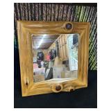 Vintage Wood Frame Mirror