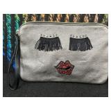 Betsey Johnson Fancy Face Cosmetics Bag