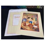 1993 Disney Pinocchio Lithograph