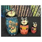 Vintage Nesting Cast Dolls