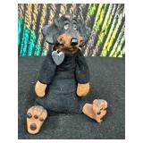 Beanbag Bottom Stuffed Dog Shelf Sitter