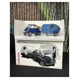 BMW Isette & Camping Trailer 1:18 Scale Model