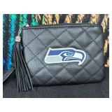 Seattle Seahawks Quilted Wristlet