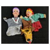 Vintage Little Red Ridinghood Puppets