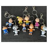 Selection of Peanuts Keychains