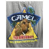 Vintage Camel Pro 75th Birthday Tshirt Size L