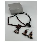 Beaded Native American Style Necklace and