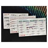 Selection of 1:35 Scale Weapons Model Kits
