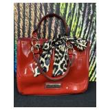 Marc New York Andrew Marc Red Paten Handbag