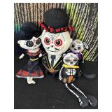 Collectilble Day of the Dead Plush Dolls