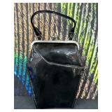 Tatyana To Die For Black Paten Vinyl Coffin