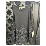 New Living Doll Cropped Black Lace Tank