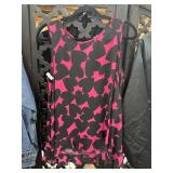 New CeCe Sheer Heart Sleeveless Blouse
