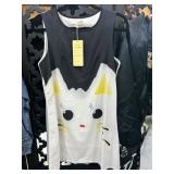 New New Light Fashion Cat Dress Size L
