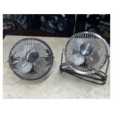 Two USB Desk Fans