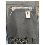 New $60 Rafaella Black Skirt Size S