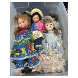 Resale Lot! Porcelain and More Dolls