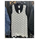 New Isela Daisy Lace Sleeveless Tops Size M