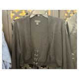 New Thalia & Sodi Black Cropped Sweater