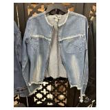Erica Brooke Denim Jacket Size L