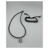 Vintage Ralph Lauren Pendant on Cord and