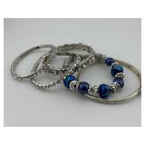 Selection of Rhinestone and Beaded Bracelets