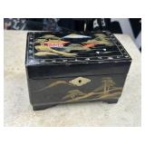 Vintage Oriental Style Jewelry Box