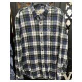 New LL Bean $50 Flannel Button Up Size XL