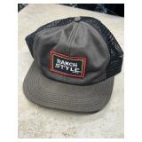 Vintage Ranch Style Brand Trucker Style Cap