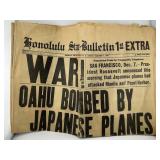 December 7, 1941 Honolulu Star Bullentin