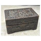 Early 20th Century Hand  Carved Camphor Wood