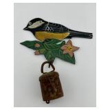 Vintage Metal Hanging Bird with Bell