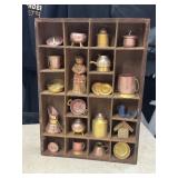 Vintage Pat Harris Inc Miniature Copper Cookware