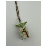 1983 Die Cast Yoda Pendant on Chain