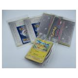 Four Pokemon Neo Genesis Sealed Cards