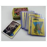 (11) 1989 TMNT Sticker Cards (60) 1989-90