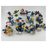 Vintage PVC Smurf Figures