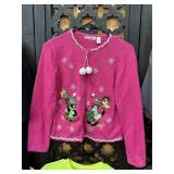 Vintage Derek Heart Pink Christmas Sweater