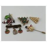 Vintage Christmas Pins