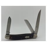 Vintage Schrade NY USA 825 Three Blade Knife