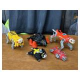 1984 Voltron Lions Place and More Action