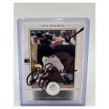 Autographed Jeff Bagwell 2000 Upper Deck
