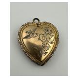 Vintage 1/20th 12K Gold Heart Locket
