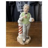 Vintage Lefton Porcelain Barber Figurine