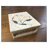 Handcrafted Vintage Soapstone Trinket Box