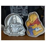 Vintage Batman and Winnie The Pooh Cake