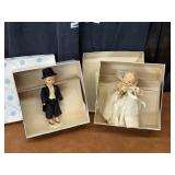 Vintage Nancy Ann Storybook Dolls Bride and