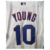 Authentic Majestic Rangers Young #10 Jersey
