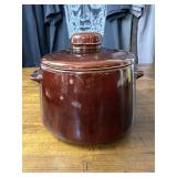 Vintage Westbend USA Pottery Lidded Crock