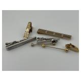 Vintage Tie Clips and Pins
